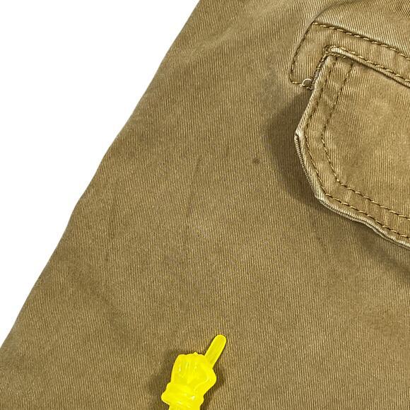 Dad Cargo Shorts Mens 38" Khaki‎ Brown Stretch Elastic Comfort Waistband Pockets - Picture 7 of 9